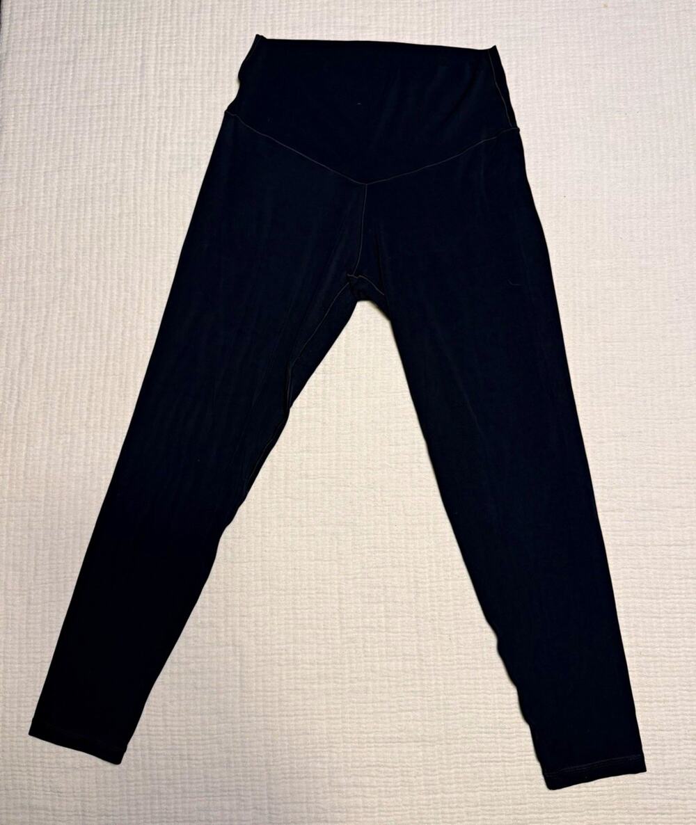 OFFLINE by Aerie Real Me Black Hi-Rise 7/8 Ankle Leggings Stretch Womens L